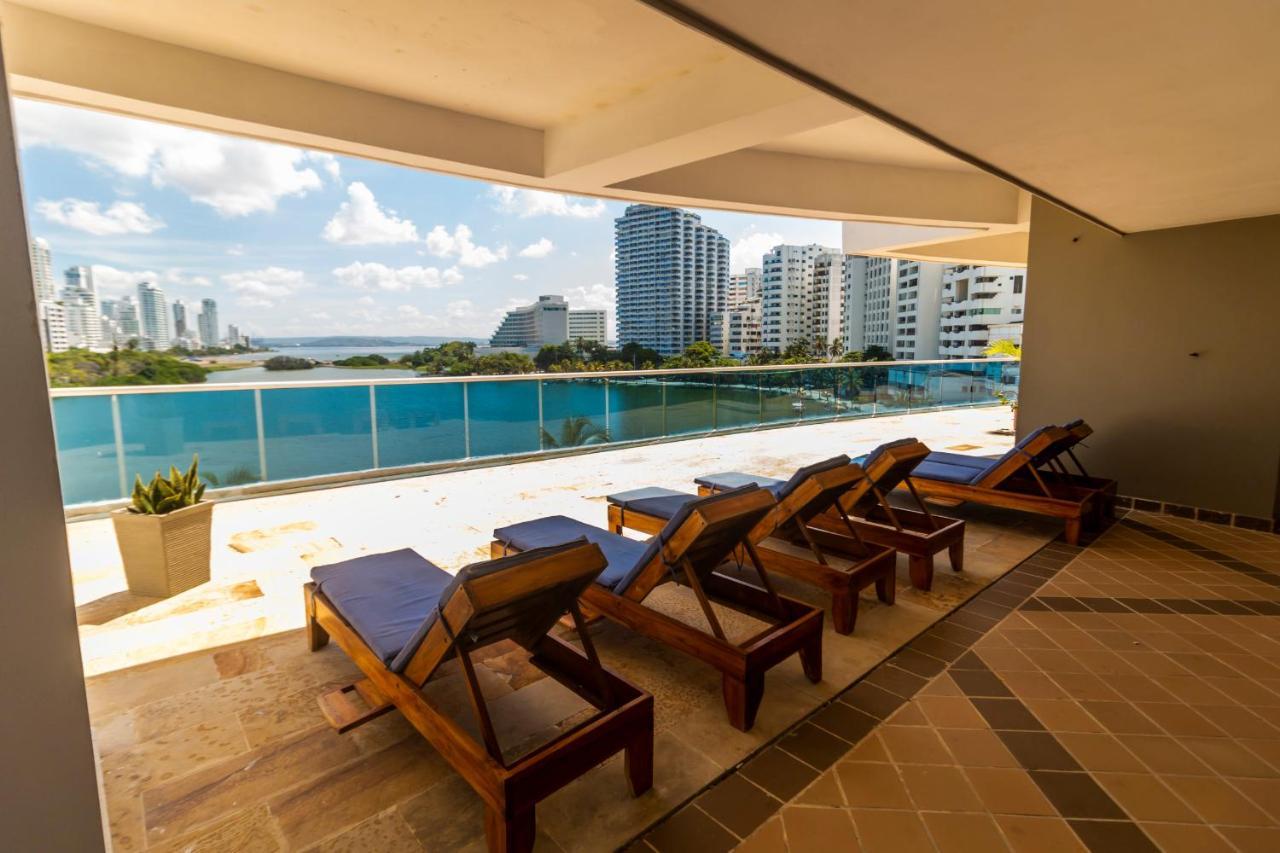 Apartamento De Lujo Con Vista Al Mar - Excelente Ubicacion Cartagena Exterior foto